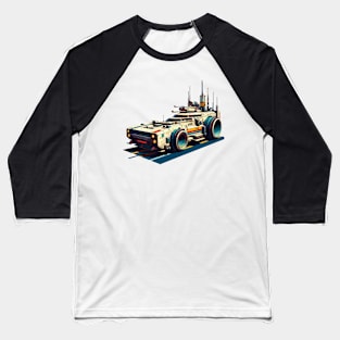 Sci-Fi Car Baseball T-Shirt